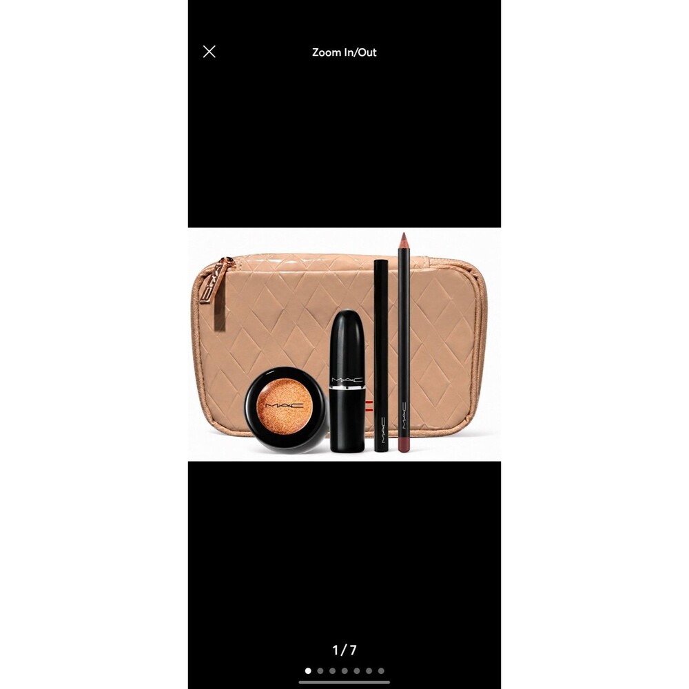 MAC Cosmetics 4-Piece Makeup Set + Cosmetic Bag — Brand New